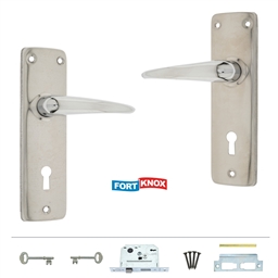 M1I40 - 3 Lever Lockset Chrome Plated -M1I40_o_T